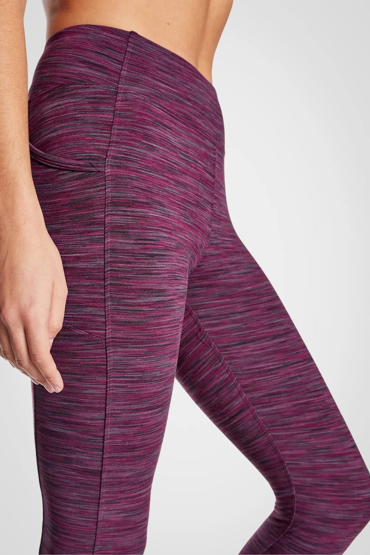 Space Dye High-Waist Double Brushed Leggings