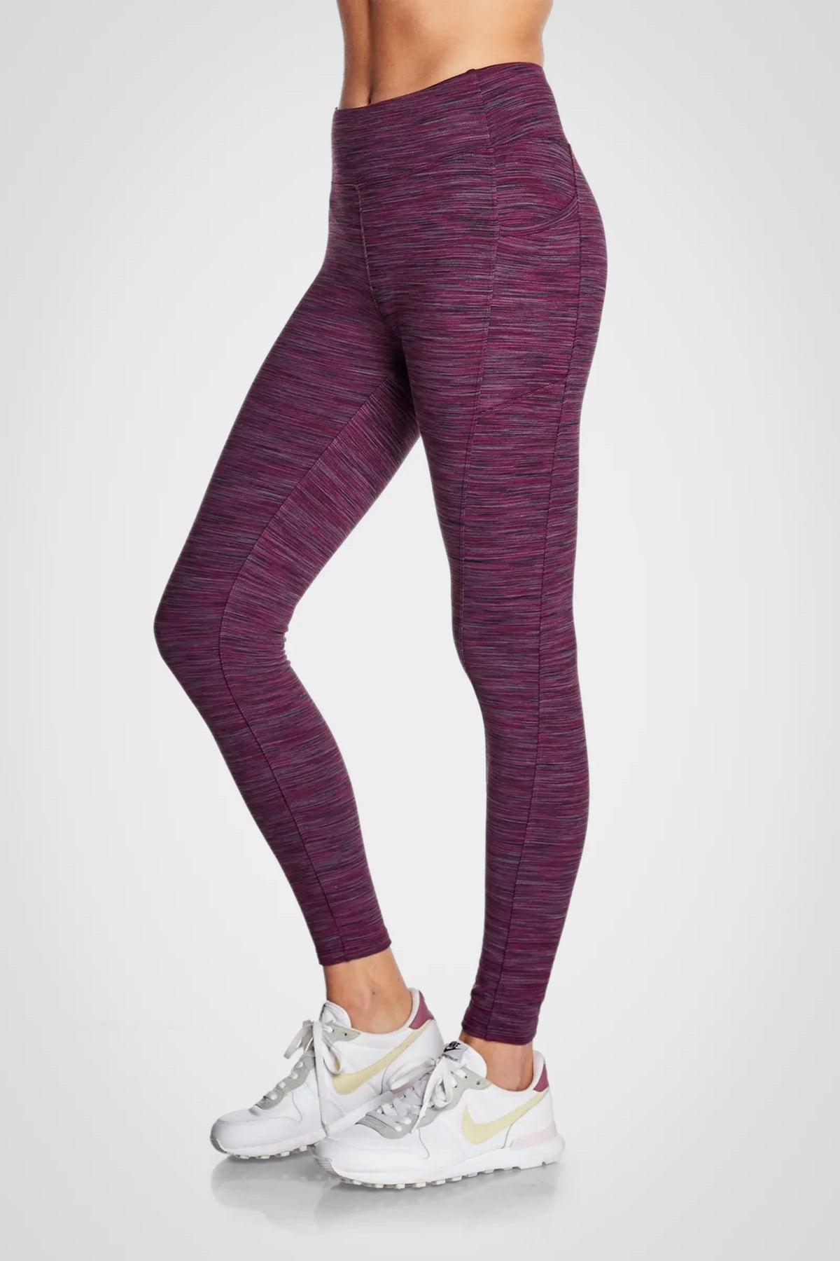 Space Dye High-Waist Double Brushed Leggings