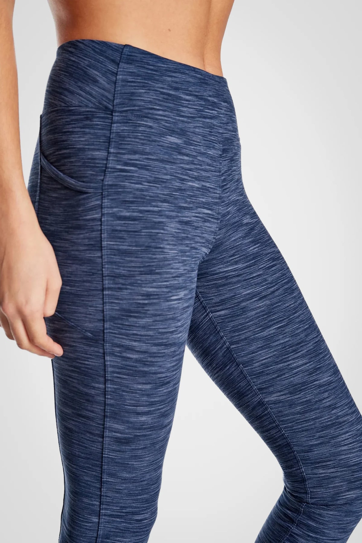Space Dye High-Waist Double Brushed Leggings