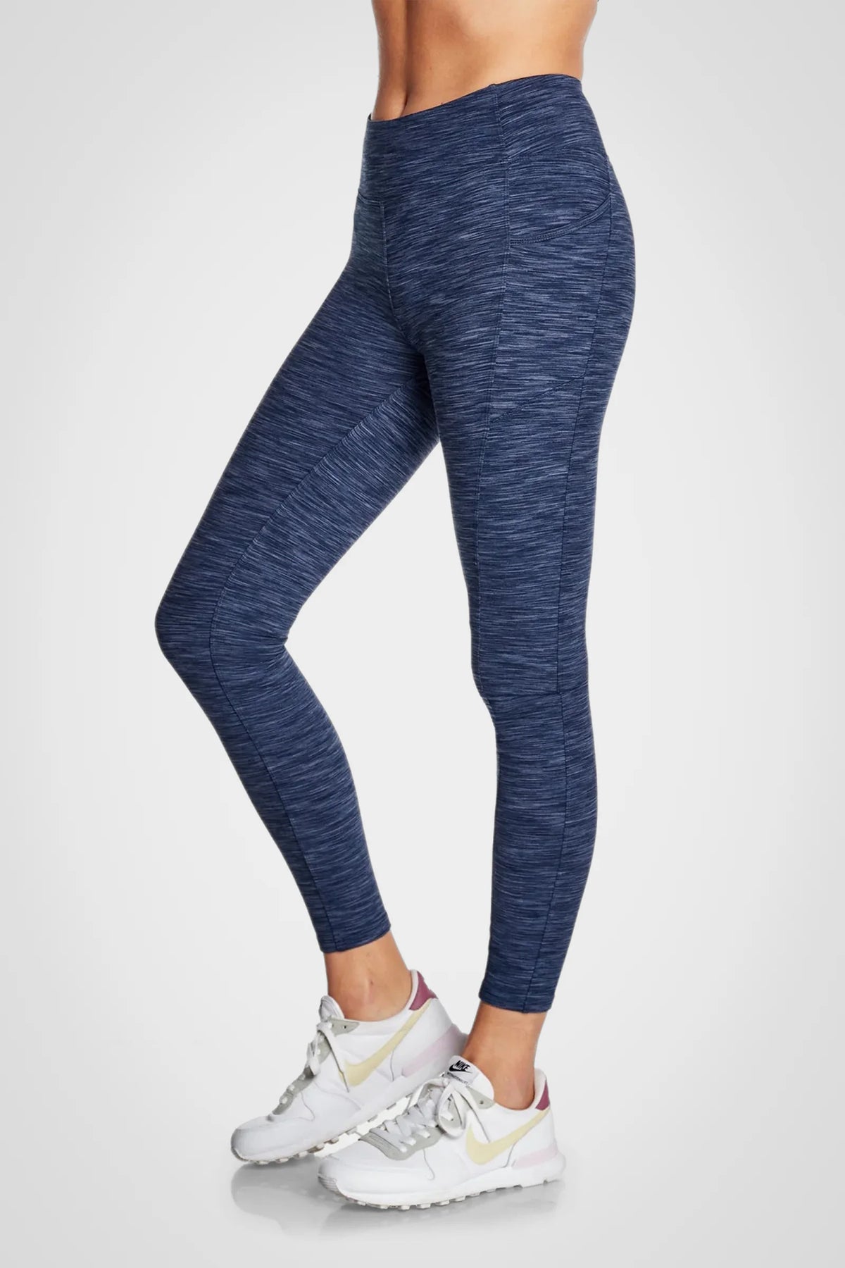 Space Dye High-Waist Double Brushed Leggings