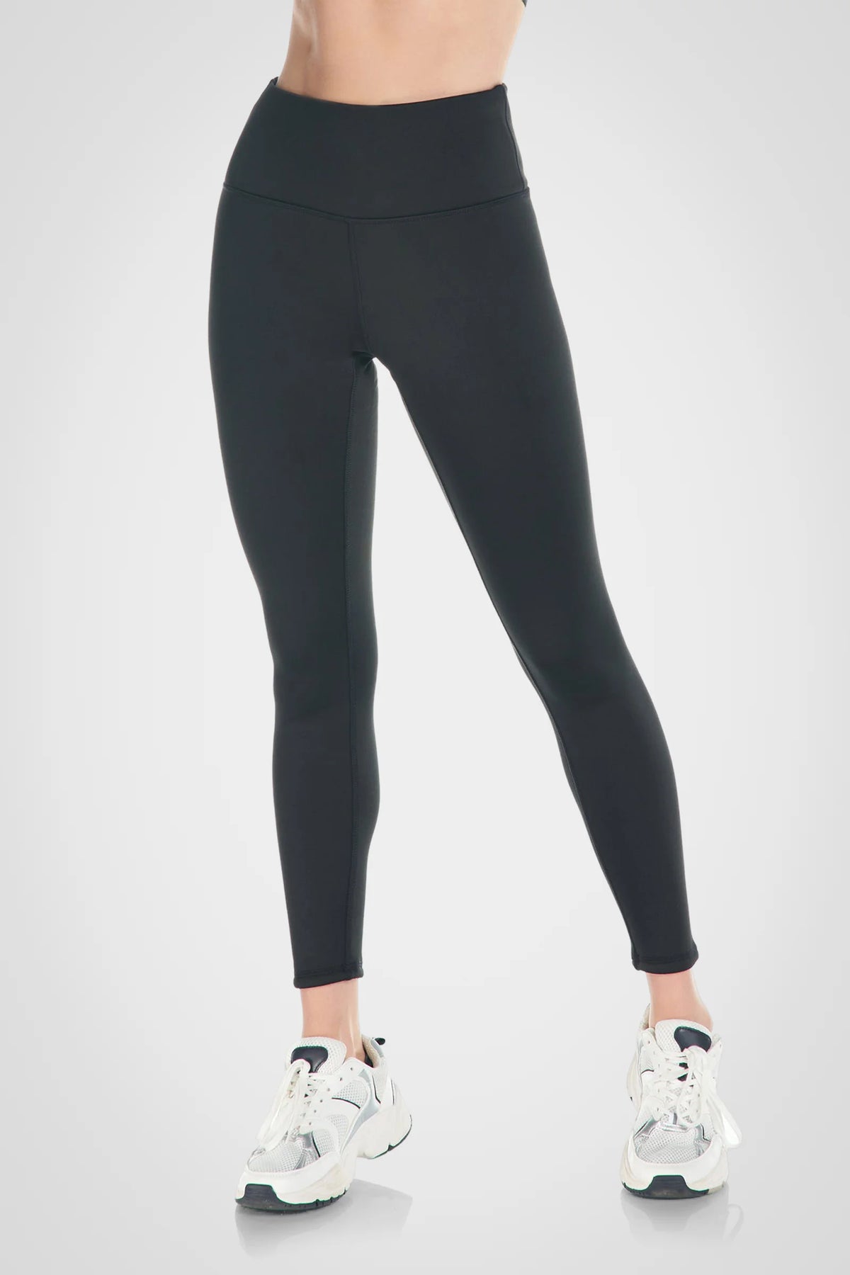 Sleek Sherpa Fleece-Lined High-Waist Legging