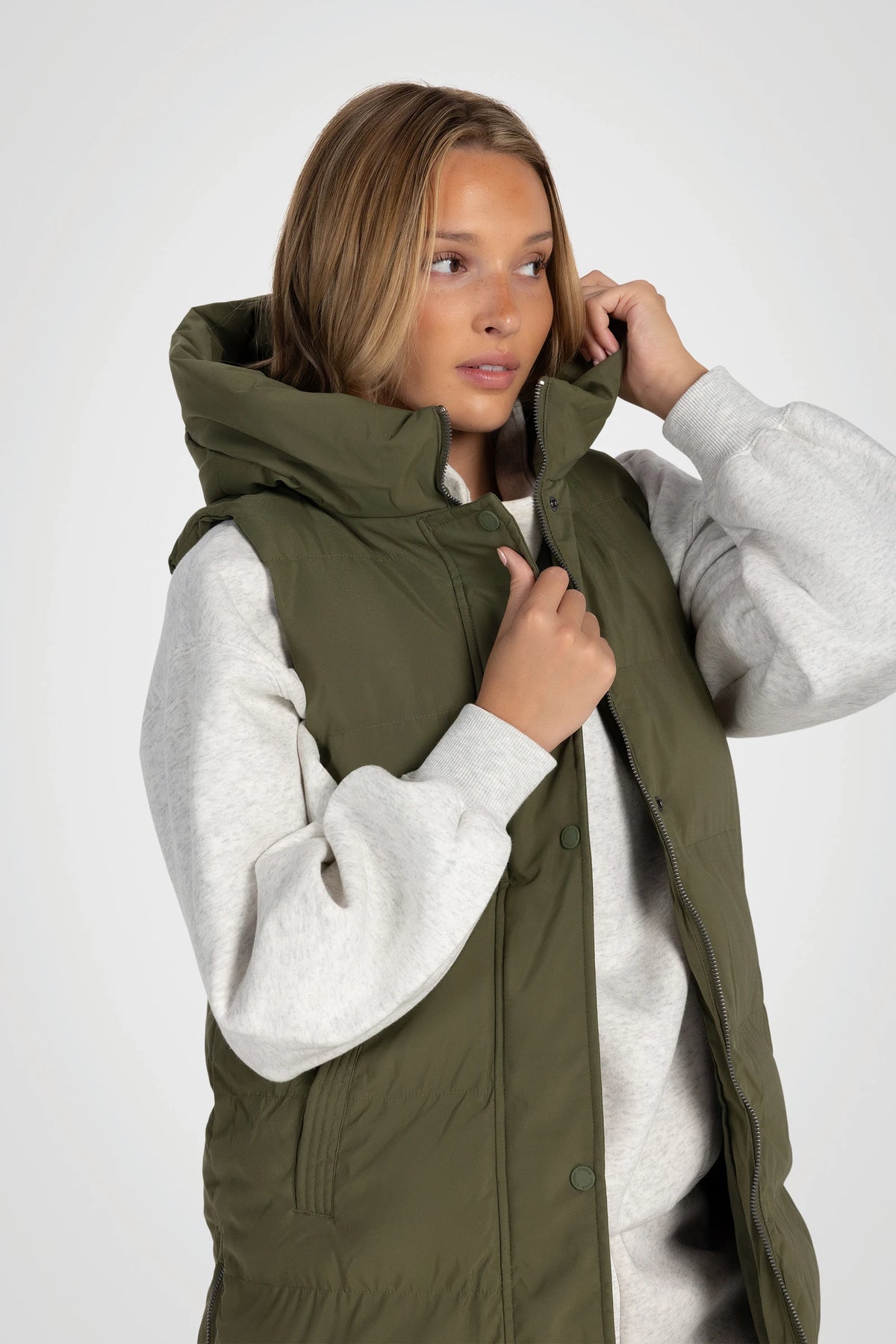 Explorer Long Puffer Vest