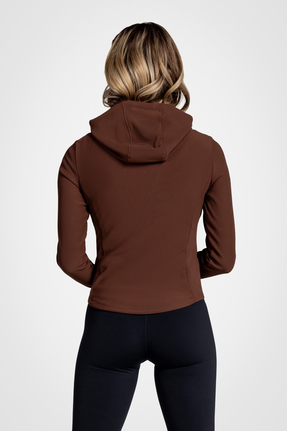 Maddy Ottoman Zip-Up Hooded Jacket