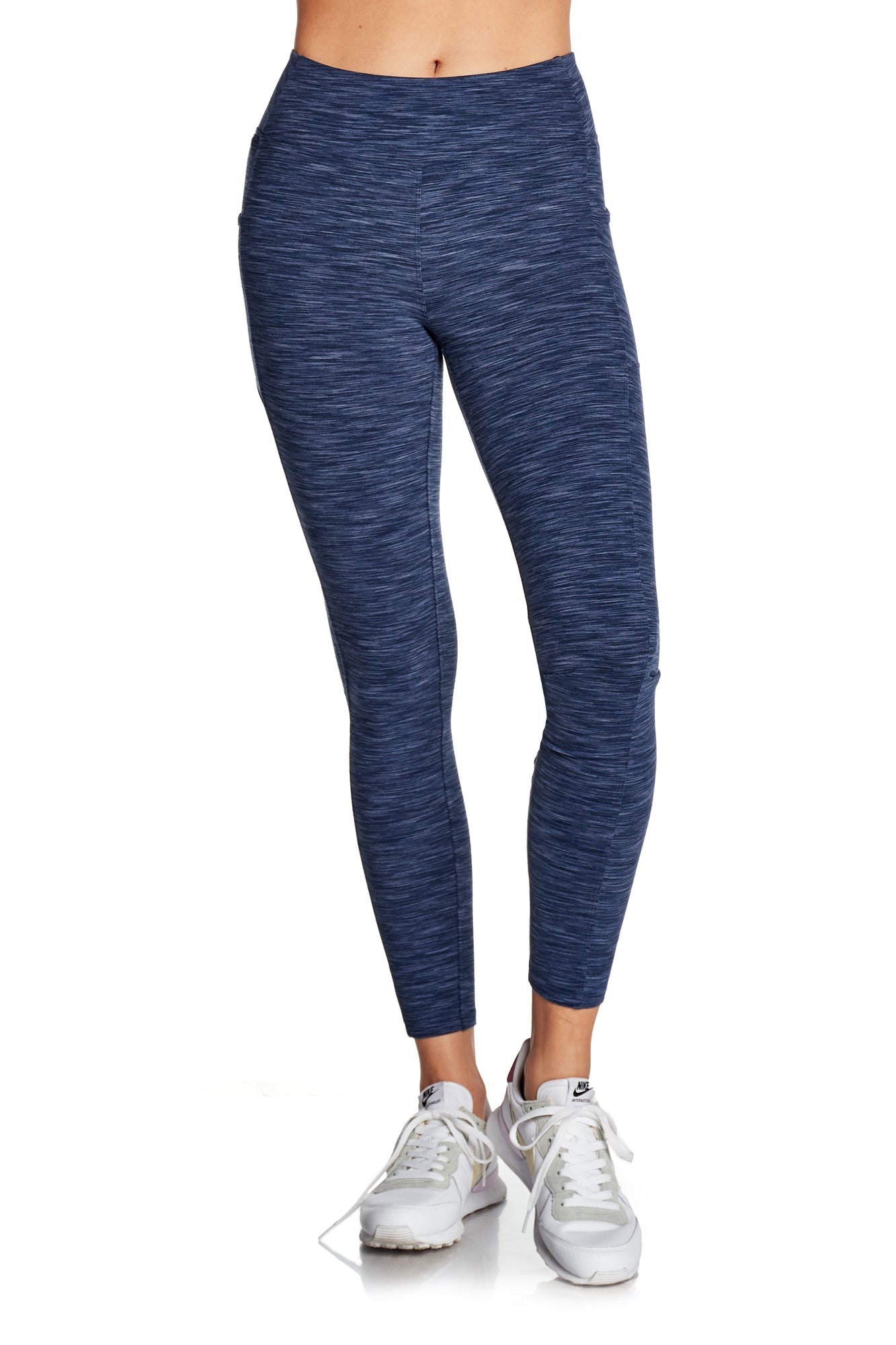 Space Dye High-Waist Double Brushed Leggings